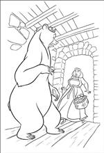 coloring page Brave