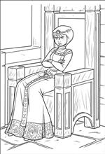 coloring page Brave