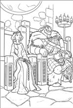 coloring page Brave