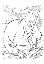 coloring page Brave