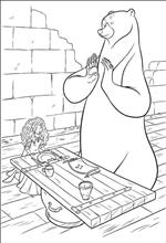 coloring page Brave
