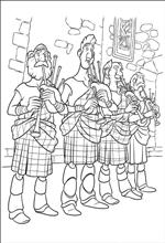 coloring page Brave