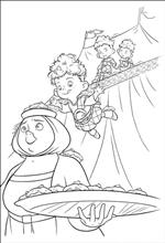 coloring page Brave