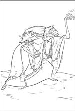 coloring page Brave
