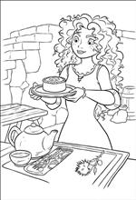 coloring page Brave
