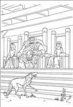 coloring page Brave