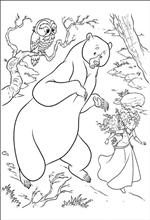 coloring page Brave