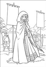 coloring page Brave
