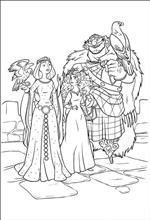 coloring page Brave
