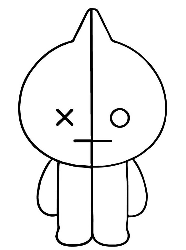 Kids-n-fun.com | Coloring page BT21 Van