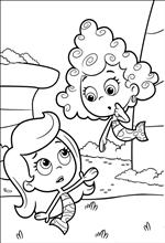 coloring page Bubble Guppies