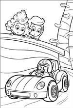 coloring page Bubble Guppies