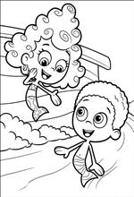 coloring page Bubble Guppies