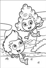 coloring page Bubble Guppies
