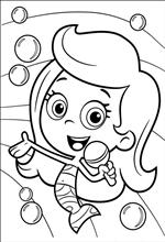 coloring page Bubble Guppies