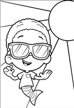 coloring page Bubble Guppies