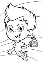 coloring page Bubble Guppies