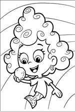 coloring page Bubble Guppies