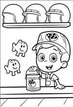 coloring page Bubble Guppies