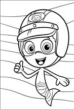 coloring page Bubble Guppies