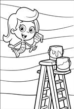 coloring page Bubble Guppies