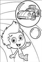 coloring page Bubble Guppies