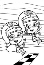 coloring page Bubble Guppies