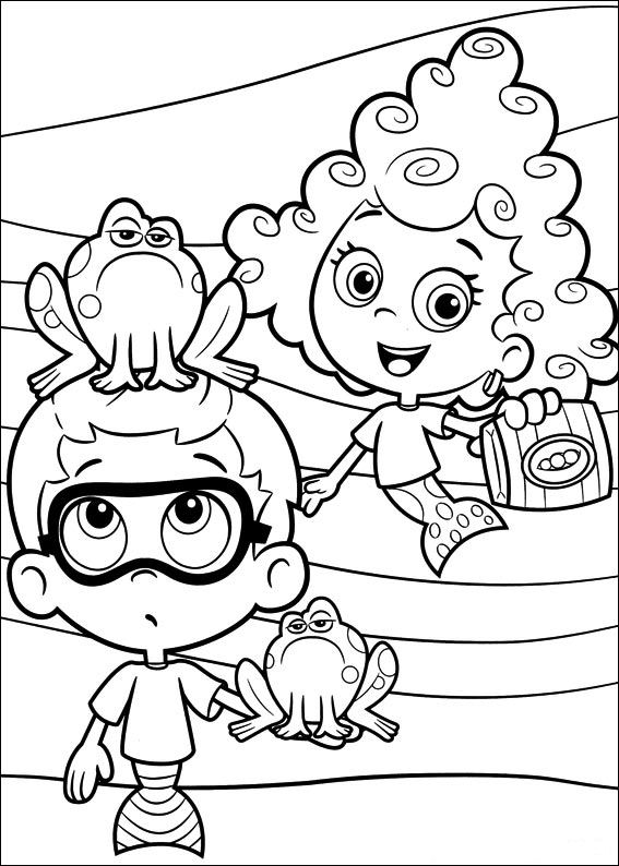 Kids-n-fun.com | 25 coloring pages of Bubble Guppies