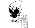coloring page Calimero