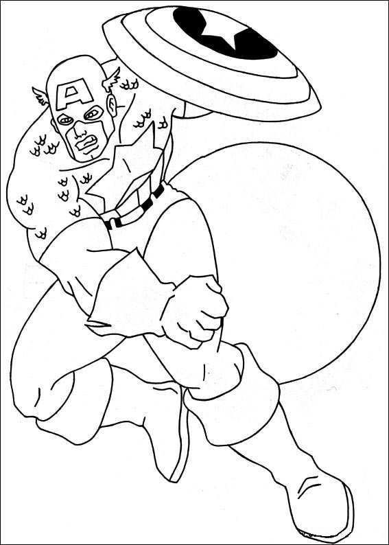 Kids Fun 22 Coloring Pages Captain America Ant Man Avengers