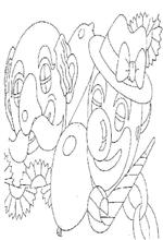 Kids-n-fun | 36 coloring pages of Carnival