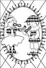 Kids-n-fun | 36 coloring pages of Carnival