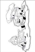 Kids-n-fun | 5 coloring pages of Cars Christmas