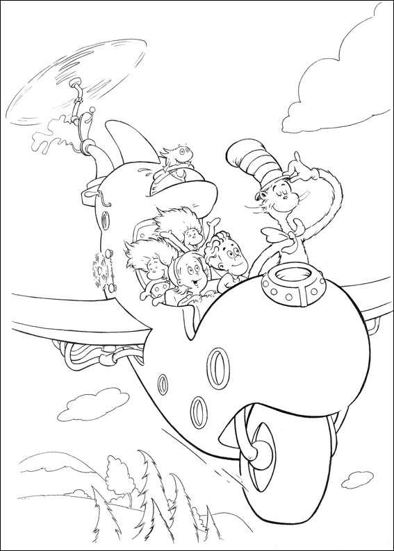 Kids-n-fun.com | 34 coloring pages of Cat in the Hat