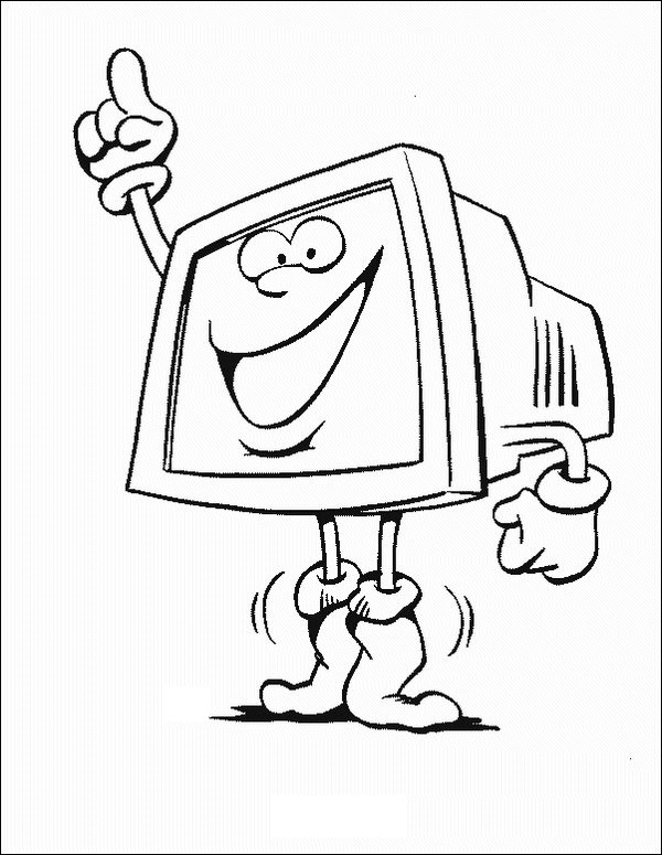 Kids-n-fun.com | 24 coloring pages of Computer