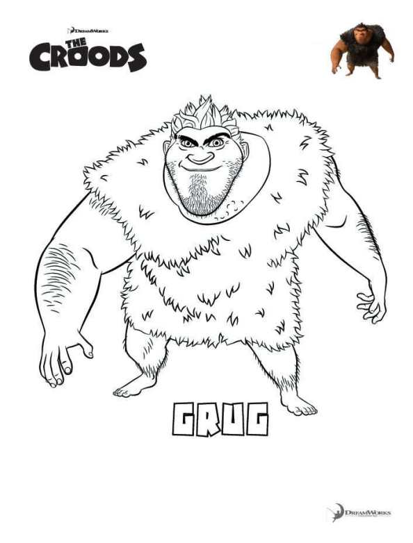 Kids-n-fun.com | 39 coloring pages of Croods