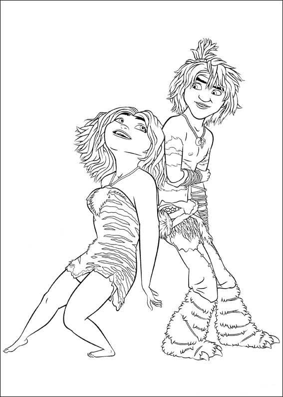 Kids-n-fun.com | 39 coloring pages of Croods