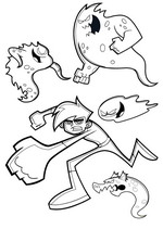 Kids-n-fun | 9 coloring pages of Danny Phantom