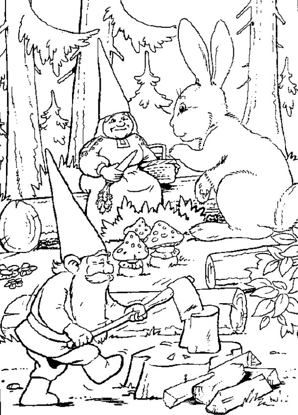 Kids-n-fun.com | 23 coloring pages of David the Gnome