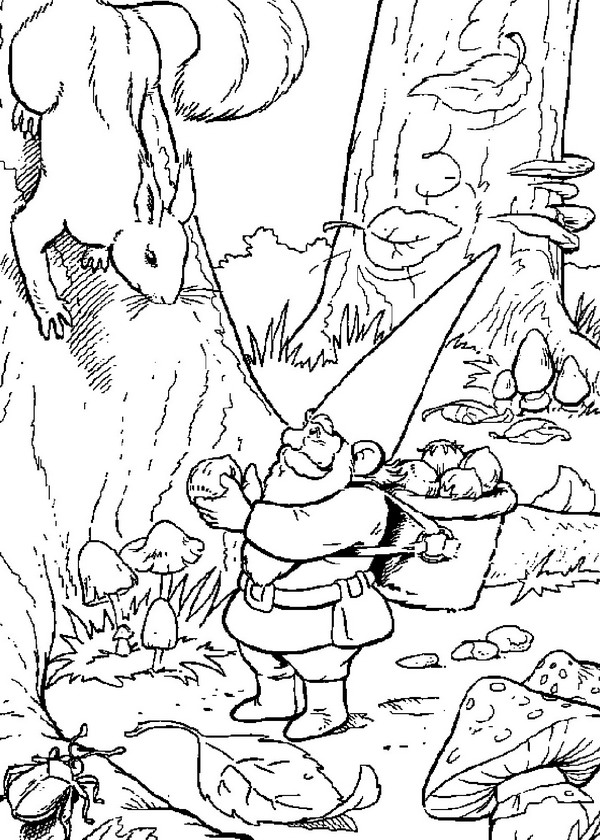 david the gnome coloring pages - photo #20