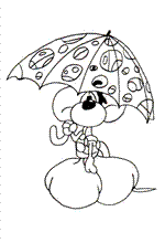 coloring page Diddl