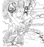 coloring page Zoo