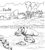 coloring page Zoo