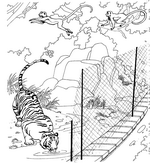 coloring page Zoo