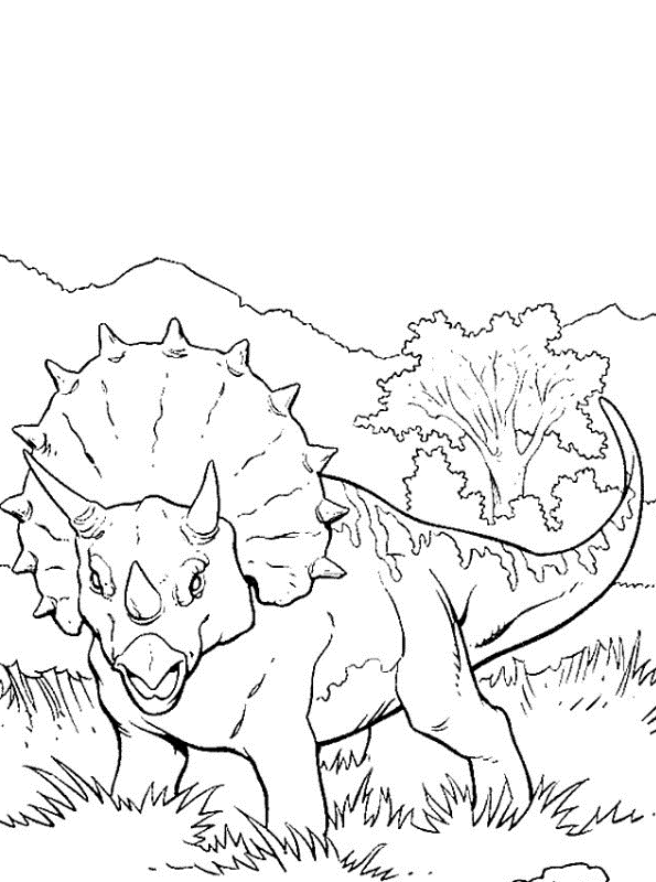 Kids-n-fun.com | 18 coloring pages of Dinosaurs