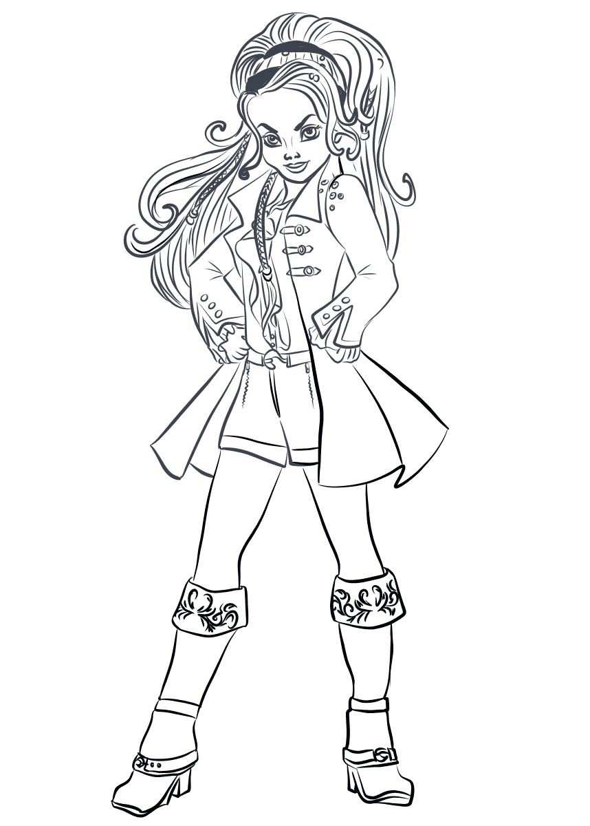 Kids-n-fun.com | 15 coloring pages of Disney Descendant ...