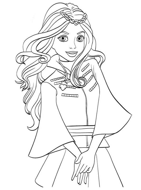 Featured image of post Audrey Easy Descendants Coloring Pages - Please choose your favorite images to download, print and color at your pastime.