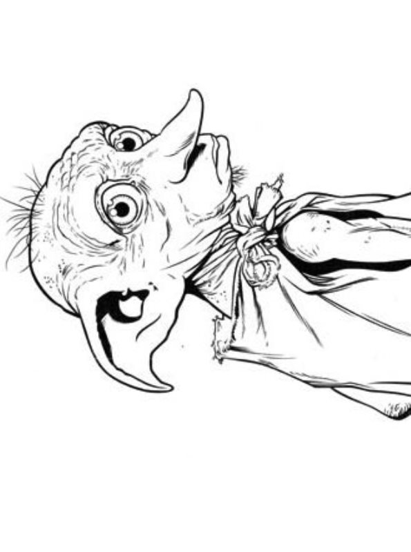 Kids-n-fun.com | Coloring page Dobby Harry Potter dobby 3