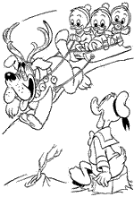 coloring page Donald Duck