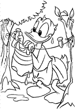 coloring page Donald Duck